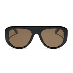 MORGAN - BLACK + BROWN + POLARIZED SUNGLASSES