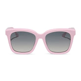 MEREDITH - POWDER PINK + GREY GRADIENT + POLARIZED SUNGLASSES