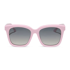 MEREDITH - POWDER PINK + GREY GRADIENT + POLARIZED SUNGLASSES