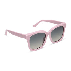 MEREDITH - POWDER PINK + GREY GRADIENT + POLARIZED SUNGLASSES