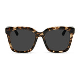 MEREDITH - ESPRESSO TORTOISE + BROWN + POLARIZED SUNGLASSES