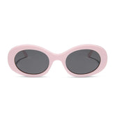 LAINEY - POWDER PINK + GREY + POLARIZED SUNGLASSES