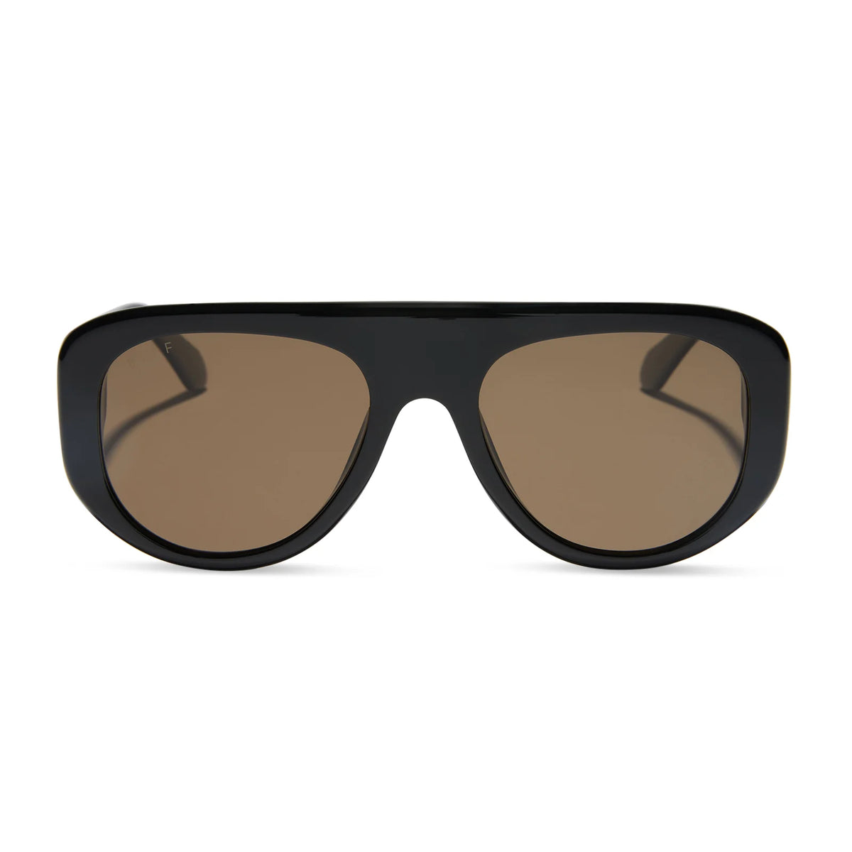 MORGAN - BLACK + BROWN + POLARIZED SUNGLASSES