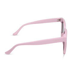 MEREDITH - POWDER PINK + GREY GRADIENT + POLARIZED SUNGLASSES